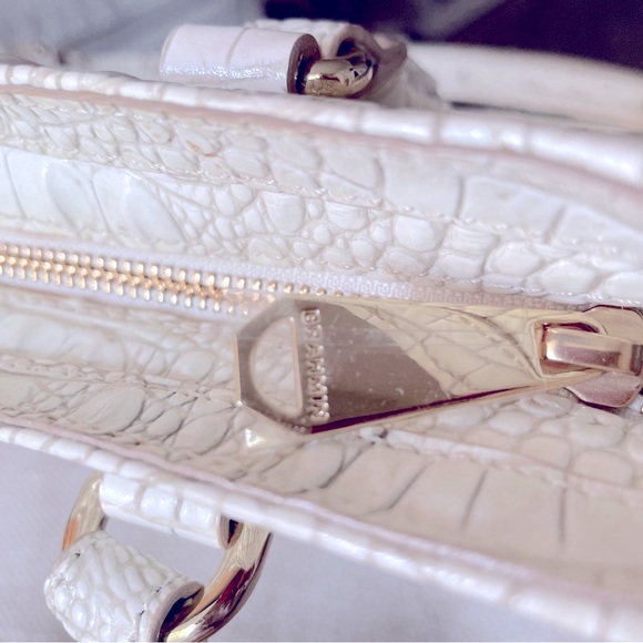 🩷Brahmin White Leather Handbag  NWT - Picture 7 of 10